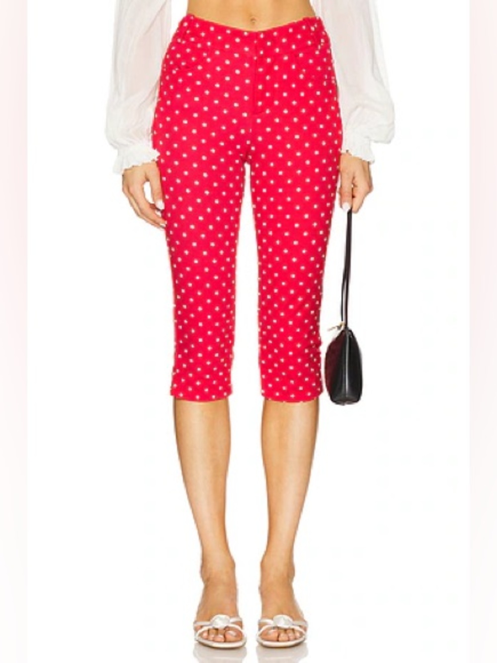 Free People Bette Polka Dot Capris